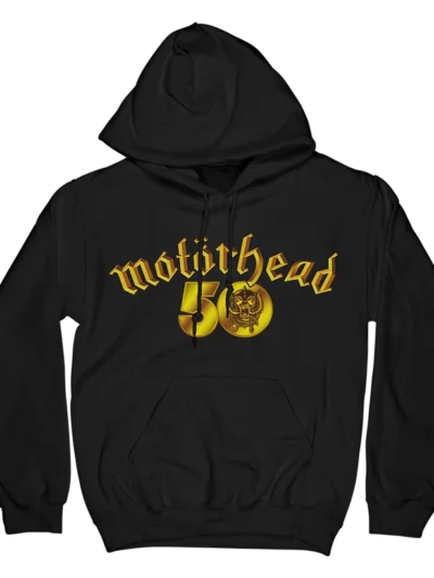 MOTÖRHEAD 50TH ANNIVERSARY GOLD LOGO HOODIE
