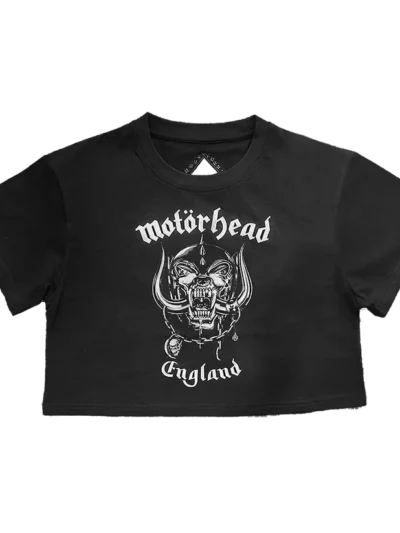 MOTÖRHEAD WARPIG STUDDED CROP TEEg